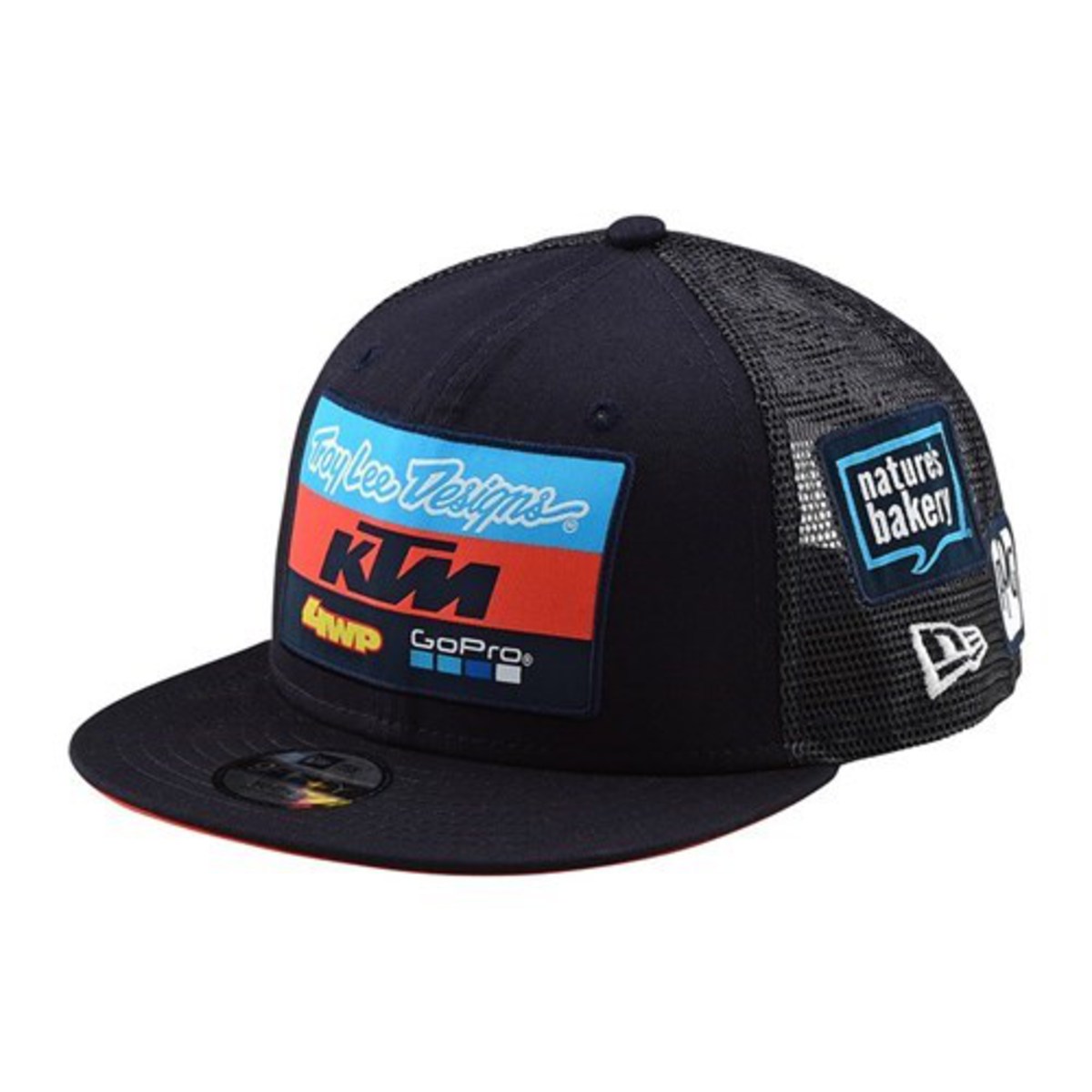 Troy Lee Designs TLD KTM Team Snapback Hat Charcoal