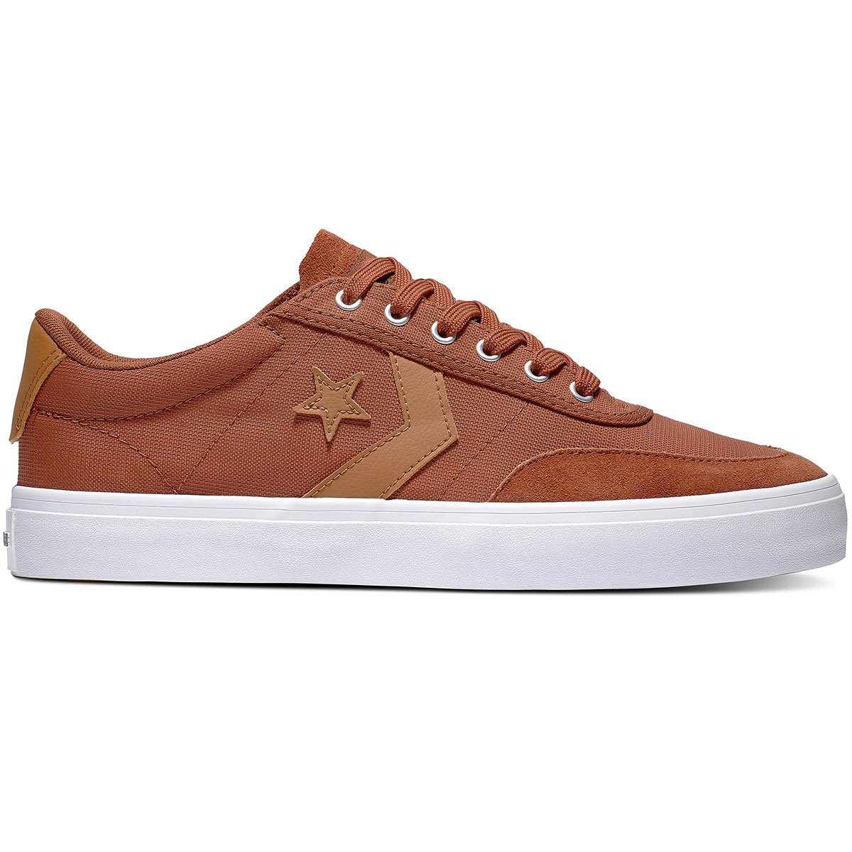 converse all star leather ox low tan brown