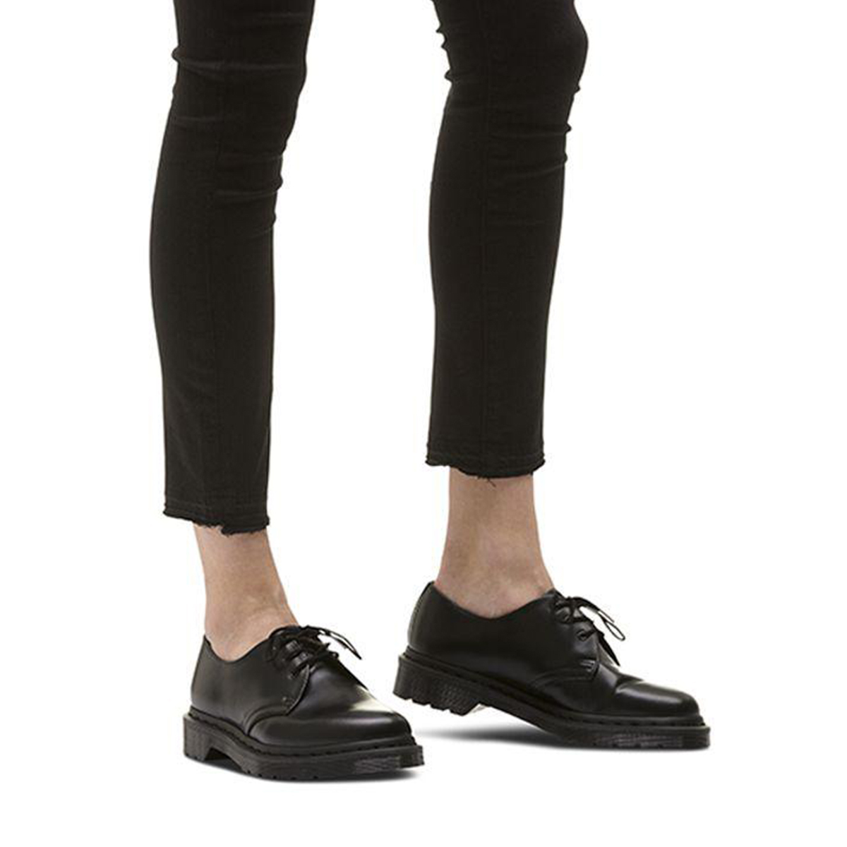 1461 mono black smooth