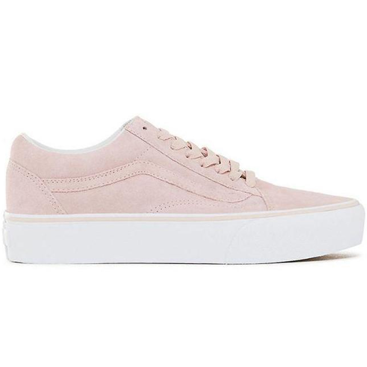 vans old skool platform rosa